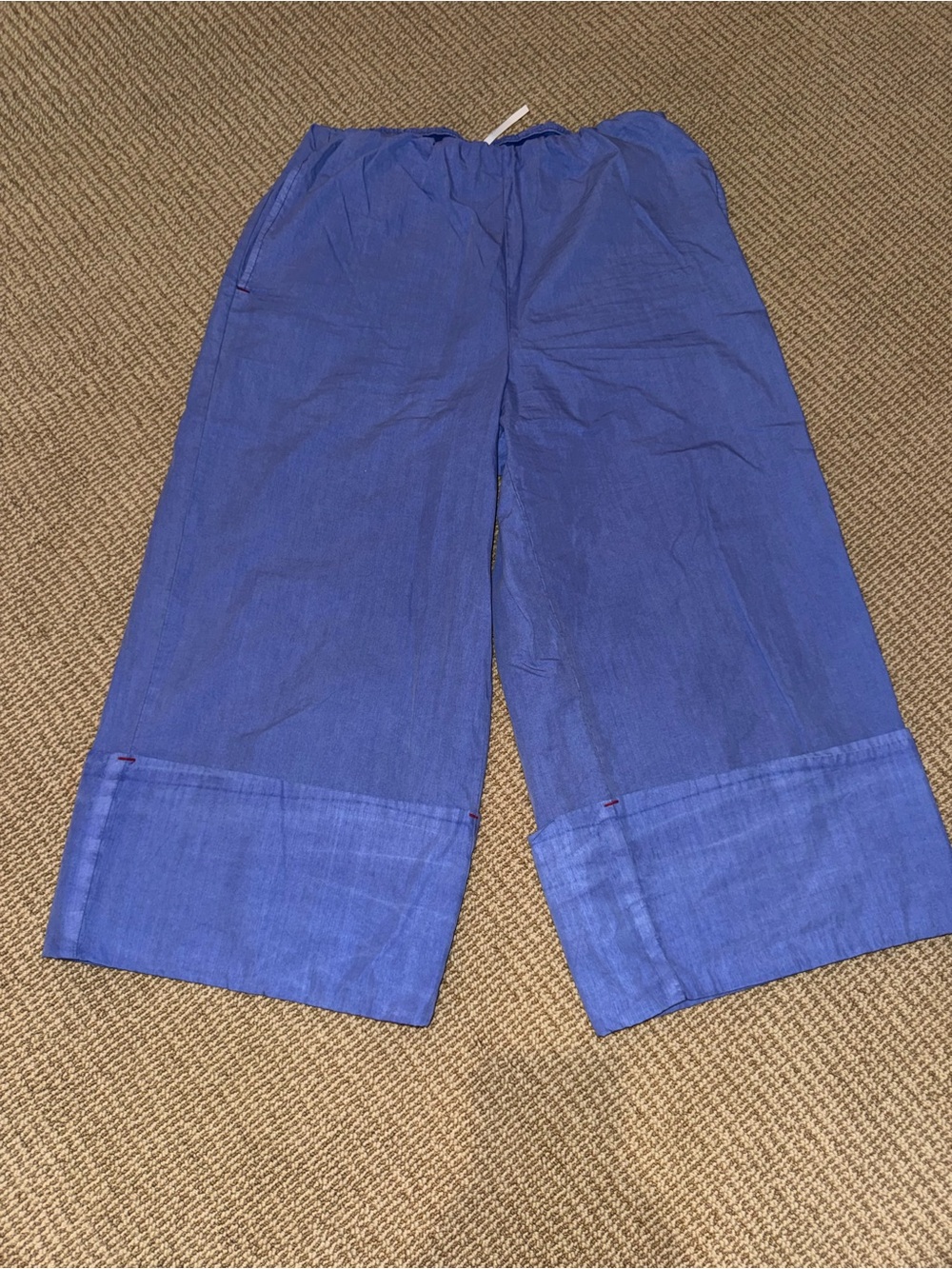 Free People Purple-Blue Lula Cuff Pants- NWOT